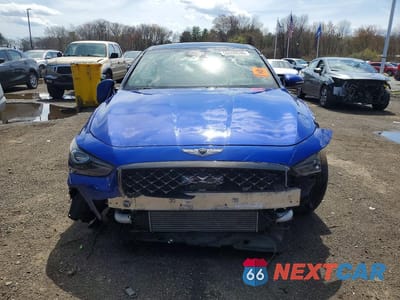 Piąte zdjęcie samochodu w środku: 2019 GENESIS G70 2.0T ADVANCED VIN:KMTG44LA0KU042471 - miniatura
