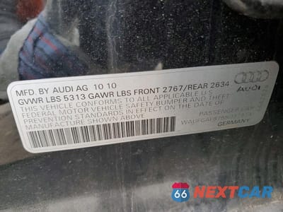 Zdjęcie 13 z 13 samochodu: 2011 AUDI A6 PREMIUM PLUS VIN:WAUFGAFB7BN037974 - miniatura