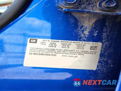 Zdjęcie 12 z 12 samochodu: 2017 CHEVROLET CRUZE LT VIN:3G1BE5SM5HS567292 - miniatura