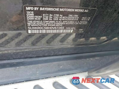 Zdjęcie 13 z 13 samochodu: 2017 BMW X5 XDRIVE35I VIN:5UXKR0C58H0V67265 - miniatura