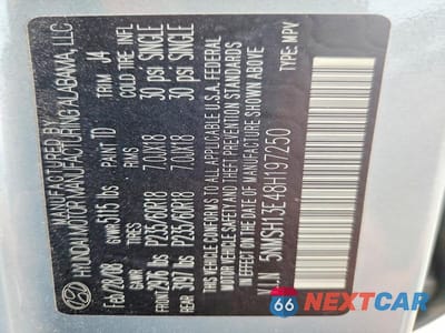 Zdjęcie 12 z 12 samochodu: 2008 HYUNDAI SANTA FE SE VIN:5NMSH13E48H197250 - miniatura