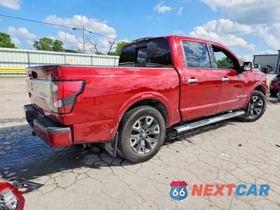 Trzecie zdjęcie samochodu z tyłu: 2021 NISSAN TITAN PLATINUM RESERVE VIN:1N6AA1EF3MN527105 - miniatura