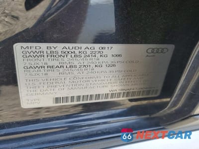 Zdjęcie 13 z 13 samochodu: 2018 AUDI A4 ALLROAD PREMIUM PLUS VIN:WA18NAF47JA046841 - miniatura