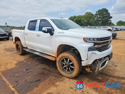 Czwarte zdjęcie samochodu z boku: 2019 CHEVROLET SILVERADO K1500 HIGH COUNTRY VIN:3GCUYHEL6KG149264 - miniatura