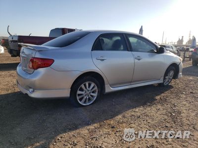 Trzecie zdjęcie samochodu z tyłu: 2009 TOYOTA COROLLA BASE VIN:1NXBU40E09Z074987 - miniatura