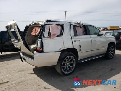 Trzecie zdjęcie samochodu z tyłu: 2015 GMC YUKON DENALI VIN:1GKS1CKJ4FR158346 - miniatura