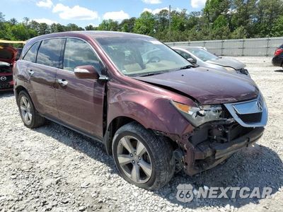 Czwarte zdjęcie samochodu z boku: 2012 ACURA MDX TECHNOLOGY VIN:2HNYD2H43CH510265 - miniatura