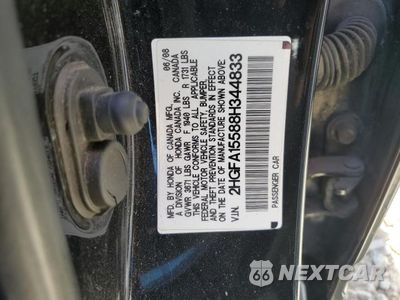 Zdjęcie 13 z 13 samochodu: 2008 HONDA CIVIC LX VIN:2HGFA15588H344833 - miniatura