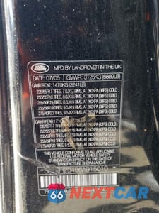 Zdjęcie 13 z 13 samochodu: 2006 LAND ROVER RANGE ROVER SPORT SUPERCHARGED VIN:SALSH23486A915010 - miniatura