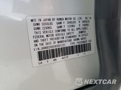 Zdjęcie 13 z 13 samochodu: 2009 ACURA RL VIN:JH4KB26659C001231 - miniatura
