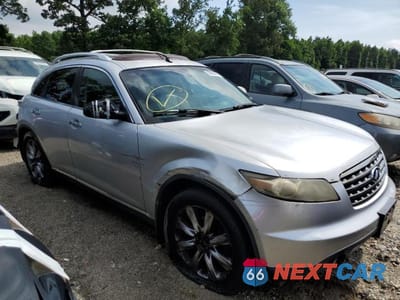 Czwarte zdjęcie samochodu z boku: 2006 INFINITI FX45 VIN:JNRBS08WX6X400983 - miniatura