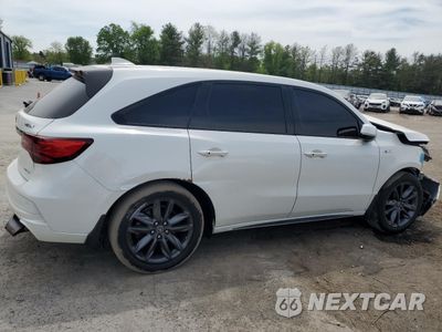 Trzecie zdjęcie samochodu z tyłu: 2019 ACURA MDX A-SPEC VIN:5J8YD4H09KL802102 - miniatura