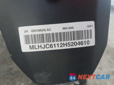 Zdjęcie 9 z 9 samochodu: 2017 HONDA GROM 125 VIN:MLHJC6112H5204610 - miniatura