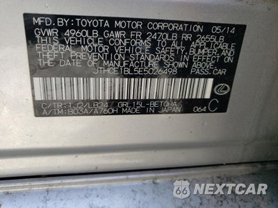 Zdjęcie 14 z 14 samochodu: 2014 LEXUS GS 350 VIN:JTHCE1BL5E5026498 - miniatura