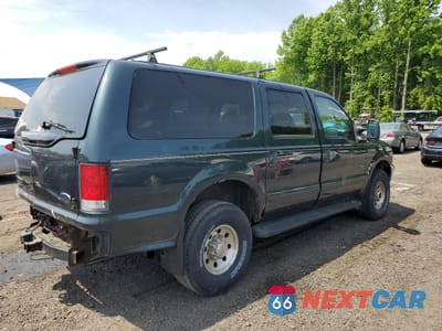 Trzecie zdjęcie samochodu z tyłu: 2000 FORD EXCURSION XLT VIN:1FMNU41S3YEB85849 - miniatura