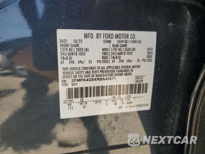 Zdjęcie 12 z 12 samochodu: 2024 FORD EDGE SE VIN:2FMPK4G9XRBA40971 - miniatura