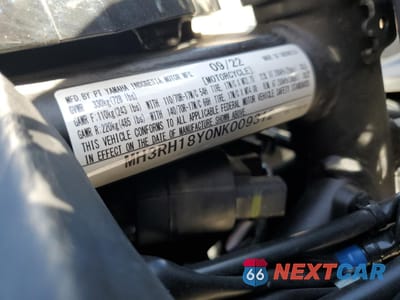 Zdjęcie 9 z 10 samochodu: 2022 YAMAHA YZFR3 A VIN:MH3RH18Y0NK009312 - miniatura