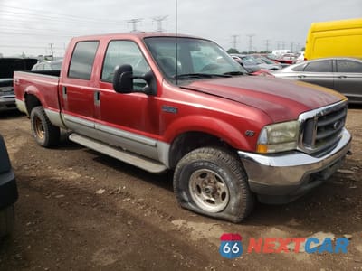 Czwarte zdjęcie samochodu z boku: 2002 FORD F250 SUPER DUTY VIN:1FTNW21L92EB36321 - miniatura