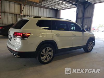 Trzecie zdjęcie samochodu z tyłu: 2021 VOLKSWAGEN ATLAS SE VIN:1V2HR2CA1MC548987 - miniatura