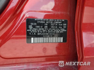 Zdjęcie 12 z 12 samochodu: 2021 HYUNDAI ACCENT SE VIN:3KPC24A69ME130132 - miniatura