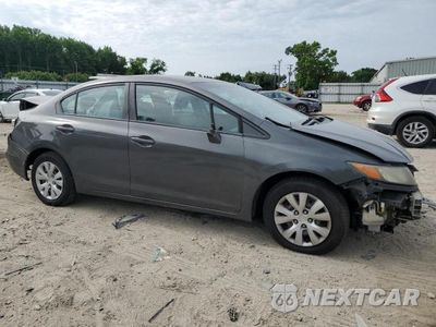 Czwarte zdjęcie samochodu z boku: 2012 HONDA CIVIC LX VIN:19XFB2F52CE086278 - miniatura