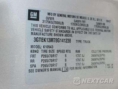 Zdjęcie 12 z 12 samochodu: 2019 GMC SIERRA K1500 VIN:3GTEK13M78G141238 - miniatura