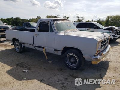 Czwarte zdjęcie samochodu z boku: 1988 DODGE D-SERIES D100 VIN:1B7FD04YXJS670840 - miniatura