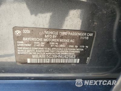 Zdjęcie 12 z 12 samochodu: 2017 BMW 320 XI VIN:WBA8E5G39HNU42563 - miniatura