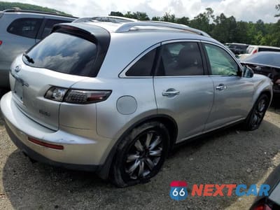 Trzecie zdjęcie samochodu z tyłu: 2006 INFINITI FX45 VIN:JNRBS08WX6X400983 - miniatura