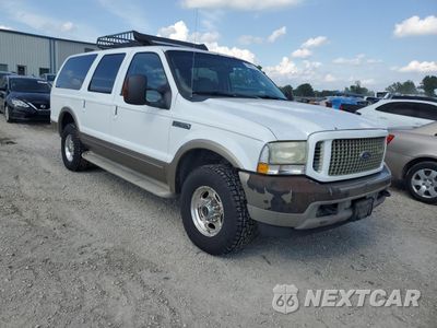 Czwarte zdjęcie samochodu z boku: 2004 FORD EXCURSION EDDIE BAUER VIN:1FMSU45P54EC48064 - miniatura