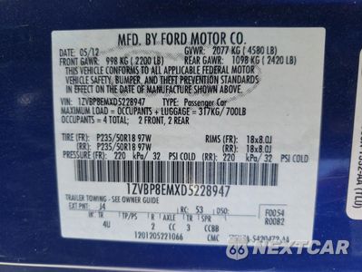 Zdjęcie 12 z 12 samochodu: 2013 FORD MUSTANG VIN:1ZVBP8EMXD5228947 - miniatura