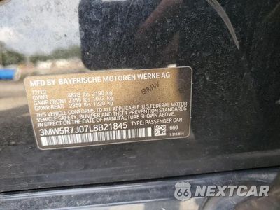 Zdjęcie 12 z 12 samochodu: 2020 BMW 330XI VIN:3MW5R7J07L8B21845 - miniatura