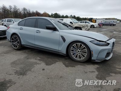 Czwarte zdjęcie samochodu z boku: 2023 BMW M3 COMPETITION VIN:WBS43AY01PFR10341 - miniatura