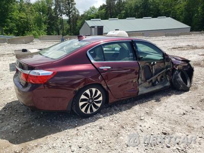 Trzecie zdjęcie samochodu z tyłu: 2014 HONDA ACCORD HYBRID EXL VIN:1HGCR6F57EA009192 - miniatura