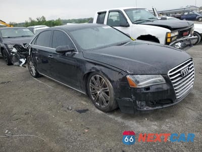 Czwarte zdjęcie samochodu z boku: 2011 AUDI A8 L QUATTRO VIN:WAURVAFD8BN021674 - miniatura