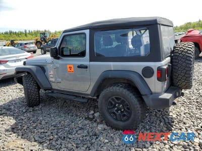 Drugie zdjęcie samochodu z przodu: 2020 JEEP WRANGLER SPORT VIN:1C4GJXAG8LW218057 - miniatura