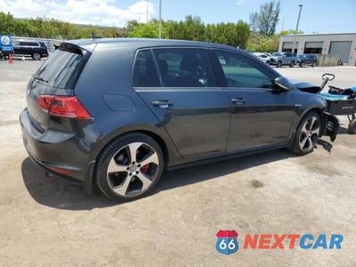 Trzecie zdjęcie samochodu z tyłu: 2017 VOLKSWAGEN GTI S/SE VIN:3VW447AU3HM010222 - miniatura