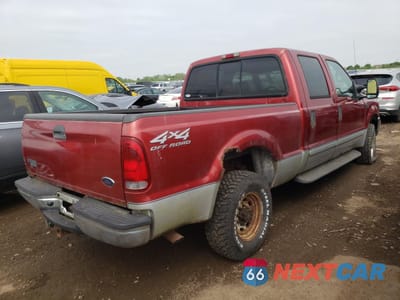 Trzecie zdjęcie samochodu z tyłu: 2002 FORD F250 SUPER DUTY VIN:1FTNW21L92EB36321 - miniatura