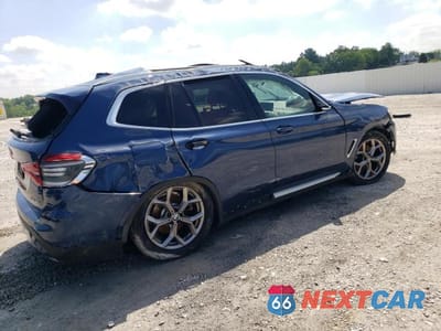 Trzecie zdjęcie samochodu z tyłu: 2021 BMW X3 XDRIVE30I VIN:5UXTY5C06M9G92038 - miniatura