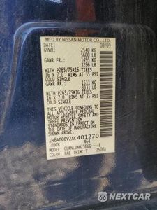Zdjęcie 12 z 12 samochodu: 2010 NISSAN FRONTIER CREW CAB SE VIN:1N6AD0EV2AC401270 - miniatura