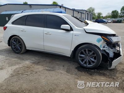 Czwarte zdjęcie samochodu z boku: 2019 ACURA MDX A-SPEC VIN:5J8YD4H09KL802102 - miniatura
