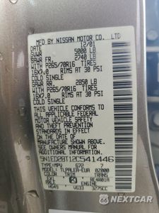 Zdjęcie 13 z 13 samochodu: 2002 NISSAN XTERRA XE VIN:5N1ED28T12C541446 - miniatura