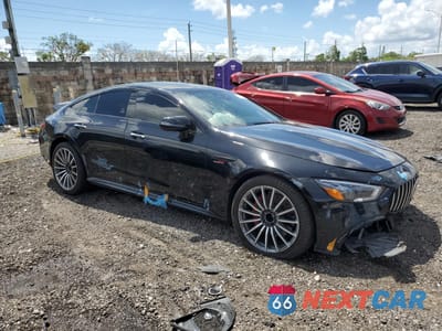 Czwarte zdjęcie samochodu z boku: 2020 MERCEDES-BENZ AMG GT 53 VIN:W1K7X6BBXLA016531 - miniatura