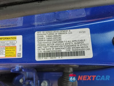 Zdjęcie 13 z 15 samochodu: 2023 ACURA TLX A-SPEC VIN:19UUB6F55PA503854 - miniatura