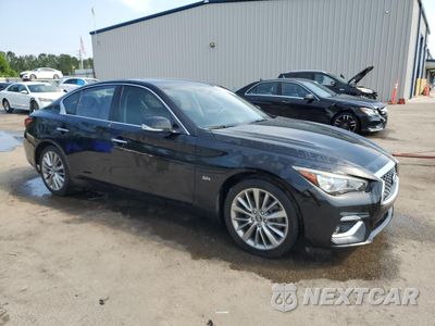 Czwarte zdjęcie samochodu z boku: 2018 INFINITI Q50 LUXE VIN:JN1EV7AP4JM590874 - miniatura