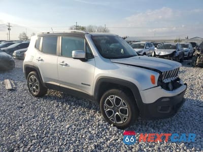 Czwarte zdjęcie samochodu z boku: 2017 JEEP RENEGADE LIMITED VIN:ZACCJBDB8HPG54848 - miniatura