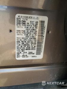 Zdjęcie 13 z 15 samochodu: 2011 NISSAN MURANO S VIN:JN8AZ1MW5BW164024 - miniatura