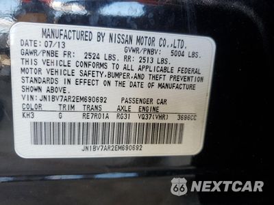 Zdjęcie 12 z 14 samochodu: 2014 INFINITI Q50 BASE VIN:JN1BV7AR2EM690692 - miniatura
