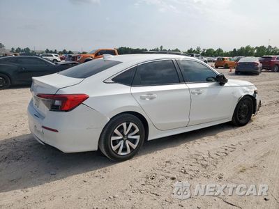 Trzecie zdjęcie samochodu z tyłu: 2022 HONDA CIVIC LX VIN:2HGFE2F22NH533438 - miniatura