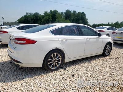 Trzecie zdjęcie samochodu z tyłu: 2017 FORD FUSION SE HYBRID VIN:3FA6P0LU8HR409045 - miniatura